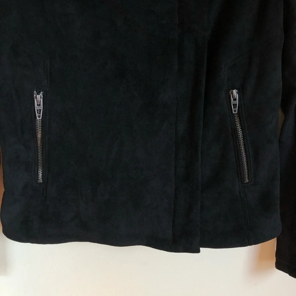 blank nyc | black legendary jacket zippered jacket small - Picture 4 of 8